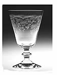 etched pantho wine glass